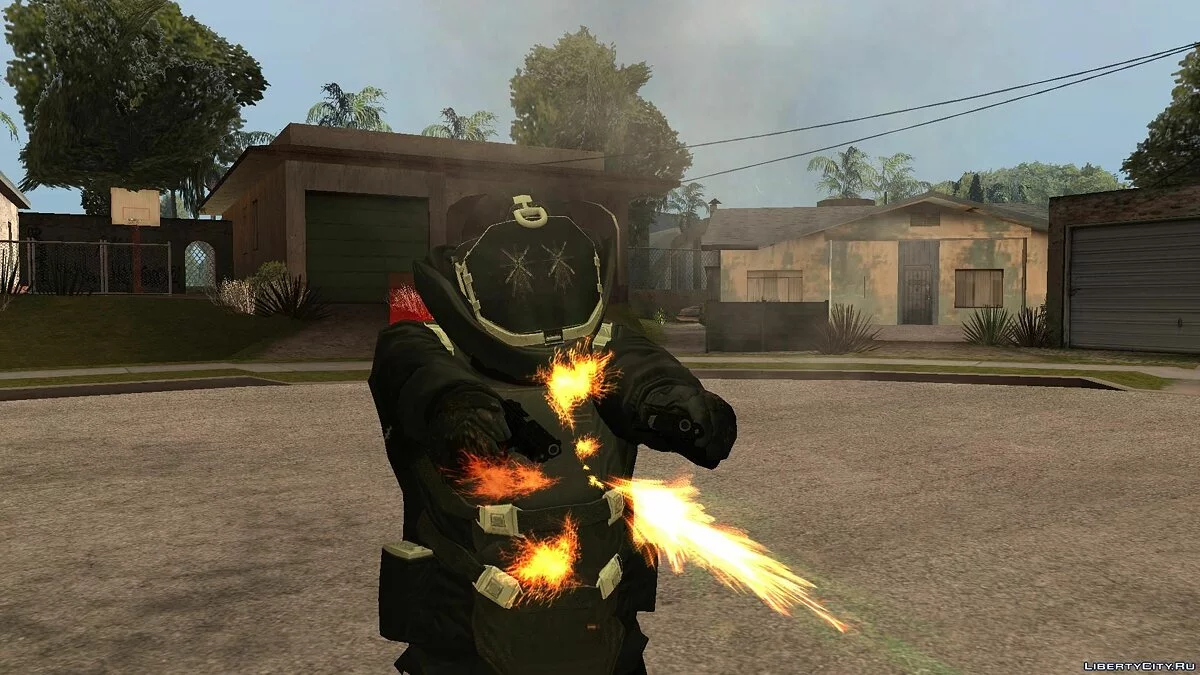 Bulldozer from PAYDAY2 / GTA San Andreas
