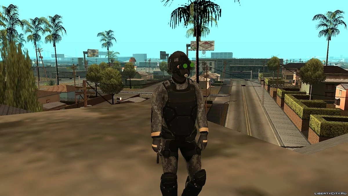 Cloaker from PAYDAY 2 / GTA San Andreas
