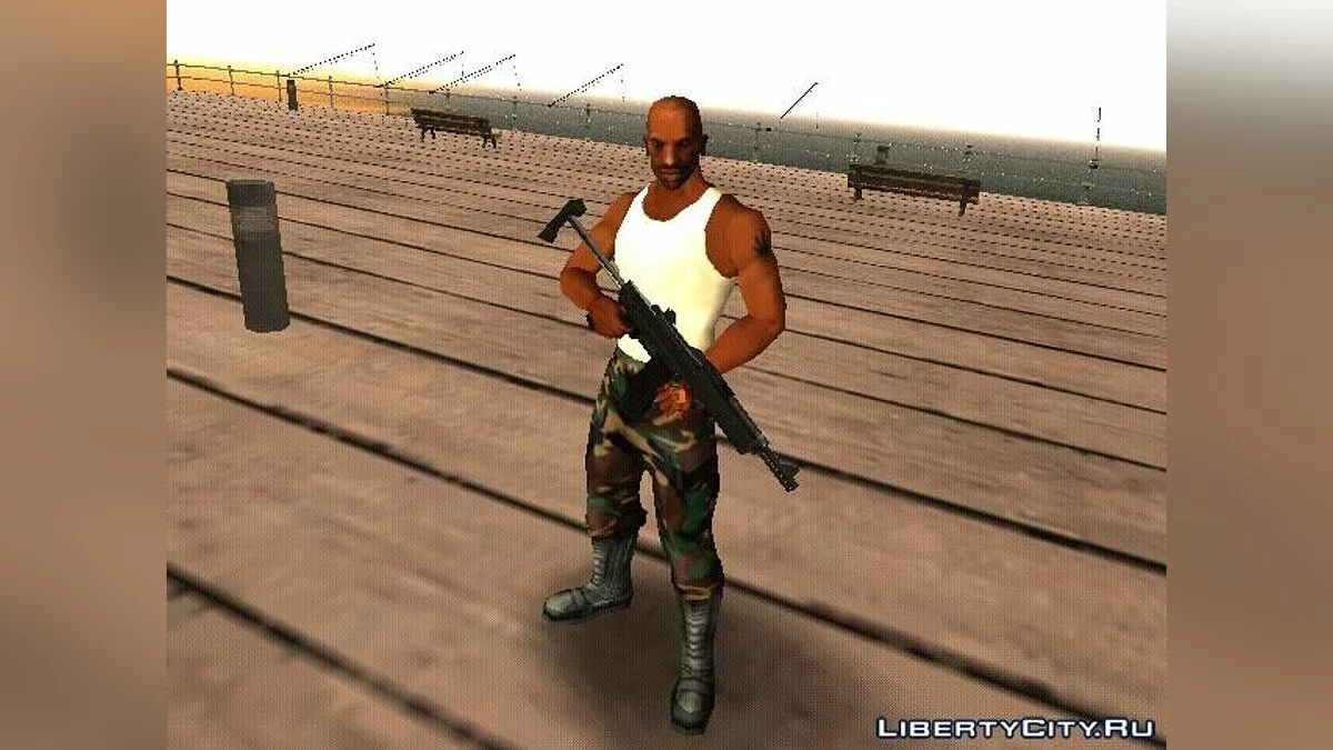 Повна заміна CJ на Вэнса з VCS / GTA San Andreas