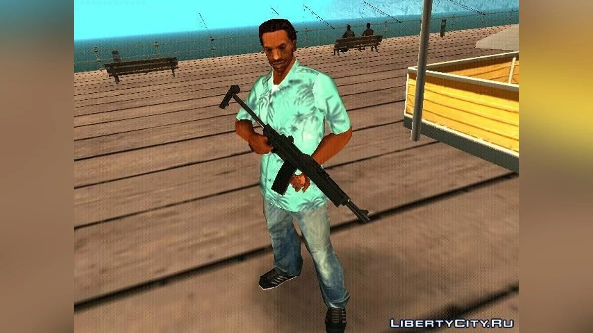 Повна заміна CJ на Вэнса з VCS / GTA San Andreas
