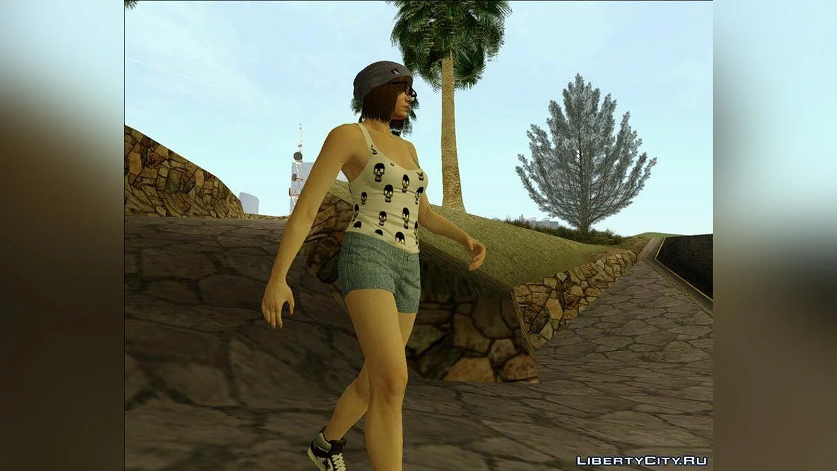 Female Skin #3 from GTA V Online / GTA San Andreas