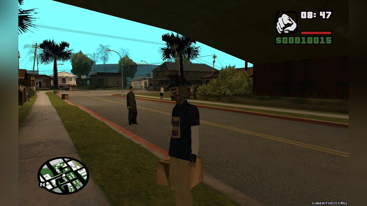 Новый скин бомжа / GTA San Andreas