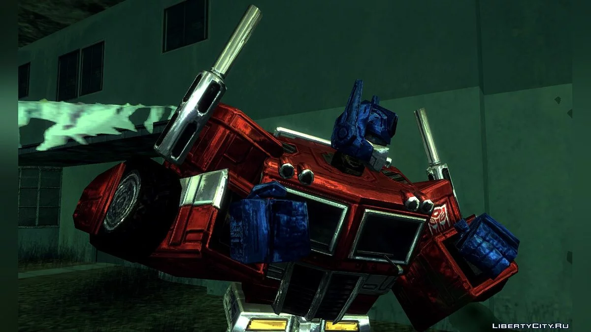 Оптимус Прайм та Мегатрон з TRANSFORMERS: Earth Wars / GTA San Andreas