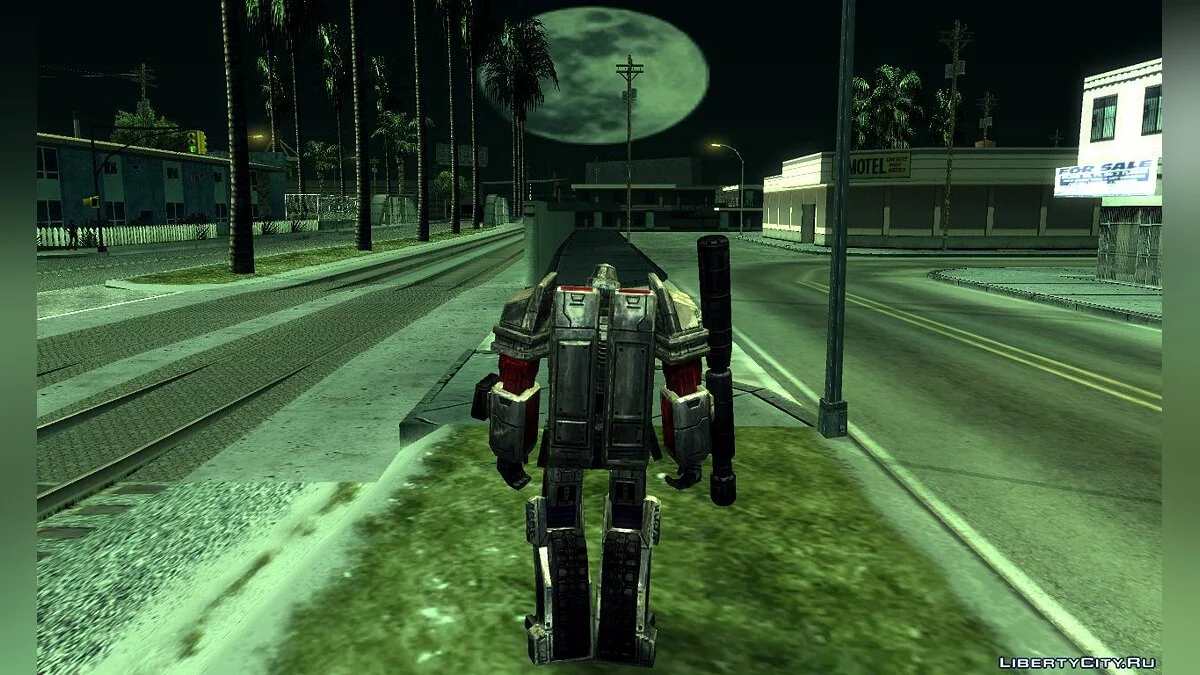 Оптимус Прайм та Мегатрон з TRANSFORMERS: Earth Wars / GTA San Andreas