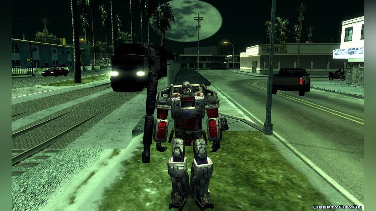Оптимус Прайм та Мегатрон з TRANSFORMERS: Earth Wars / GTA San Andreas