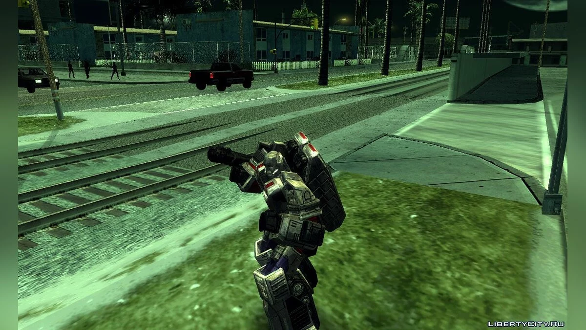 Оптимус Прайм та Мегатрон з TRANSFORMERS: Earth Wars / GTA San Andreas