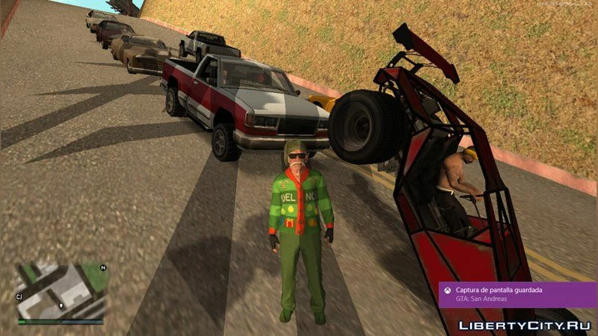 جلد عيد الميلاد الخاص من GTA V / جي تي إيه سان أندرياس