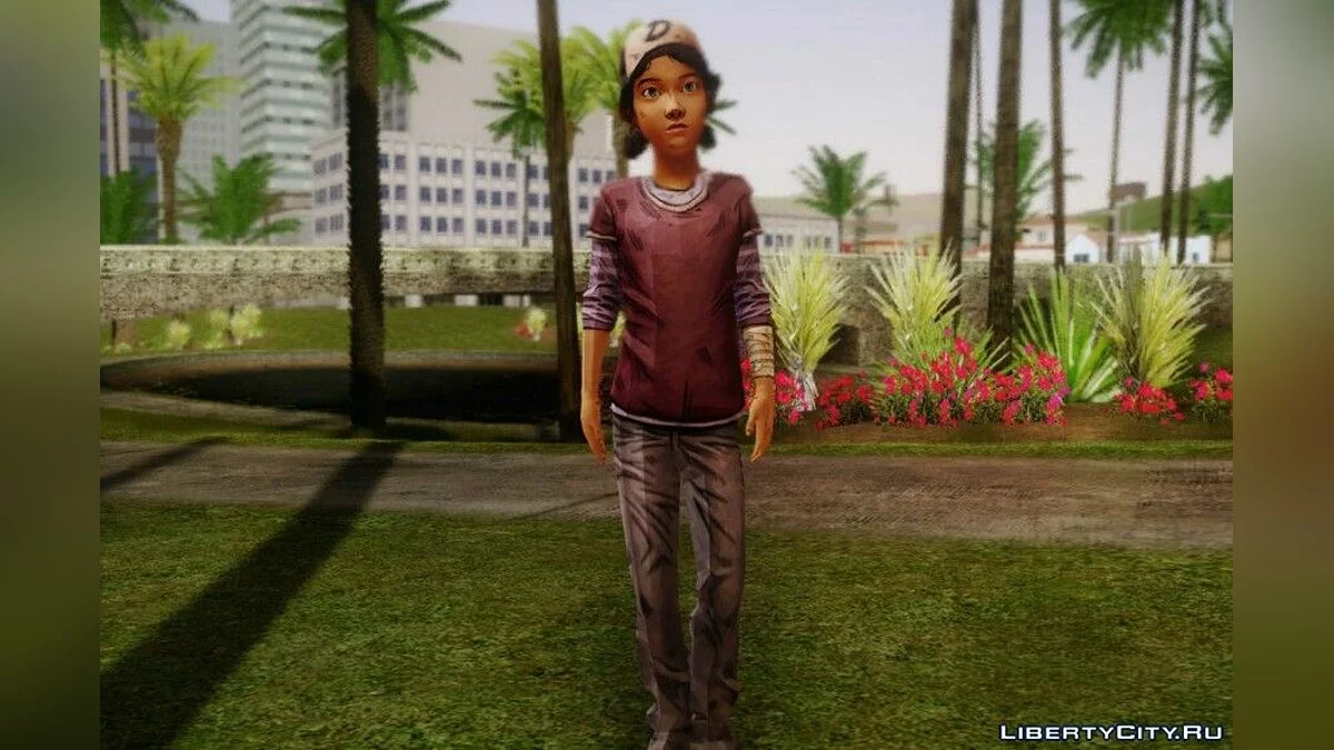 Clementine (The Walking Dead) / GTA San Andreas