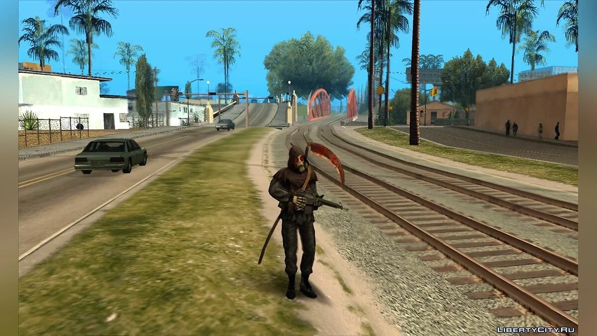 Resident Evil: The Mercenaries - Hunk (Mr Death) / GTA San Andreas