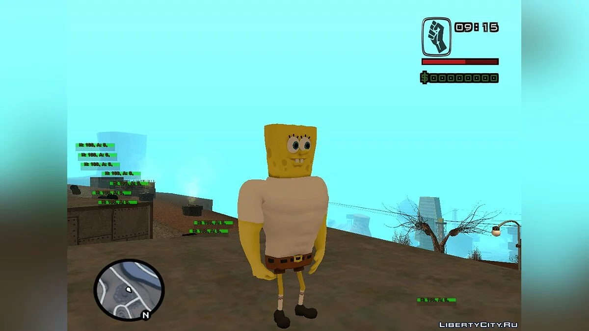 SpongeBob 2015 HD / GTA San Andreas
