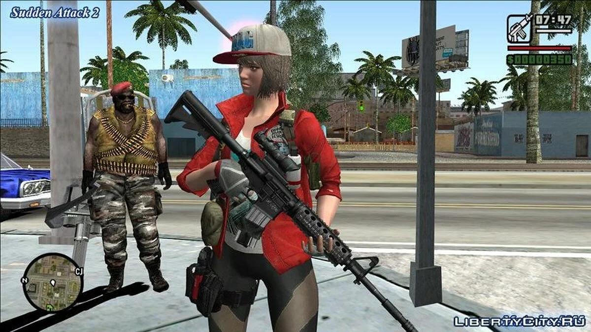 Swag Girl from Sudden Attack 2 / GTA San Andreas
