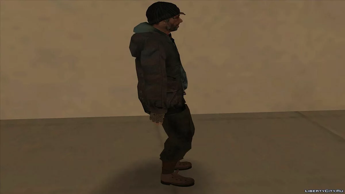 Бездомний з теорії змови Борна / GTA San Andreas