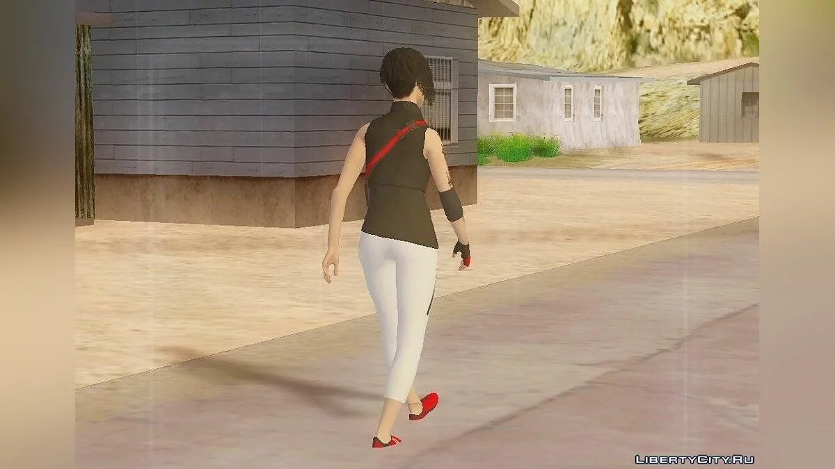 Faith Connors de Mirror's Edge / GTA San Andreas