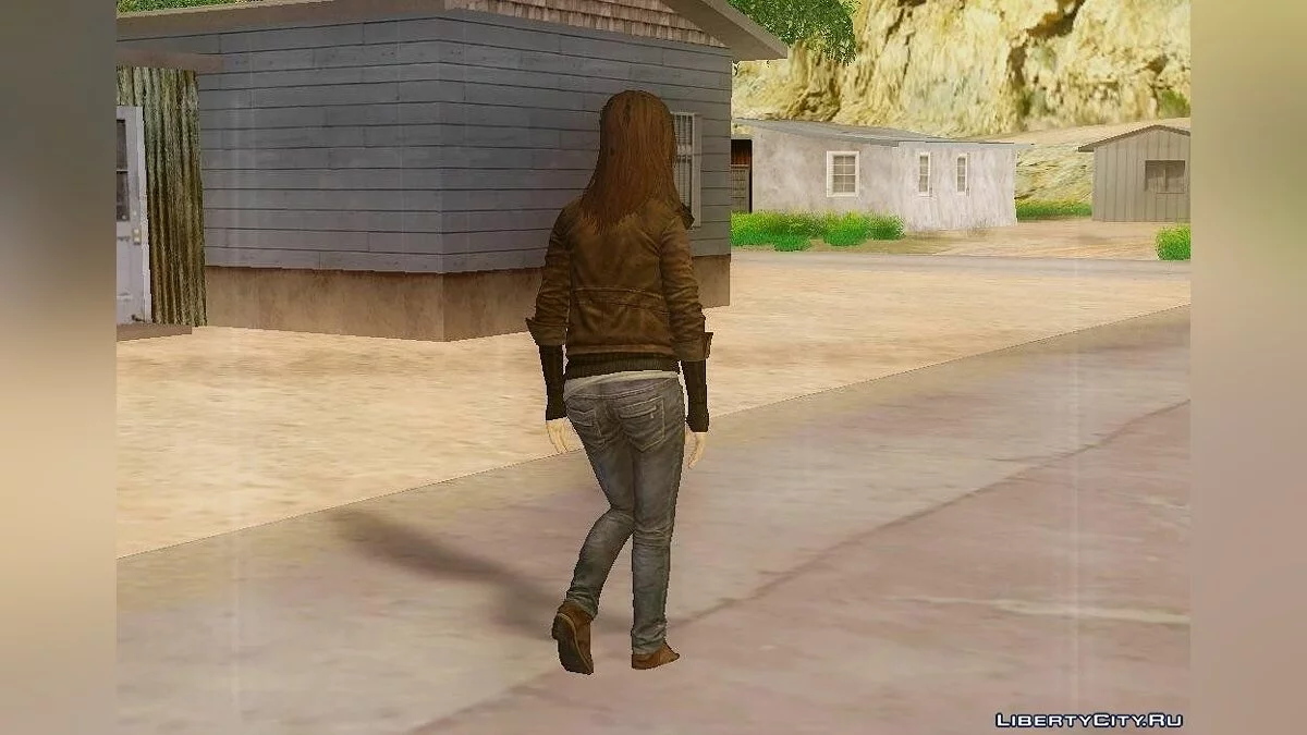 Jodie Holmes from Beyond Two Souls / GTA San Andreas