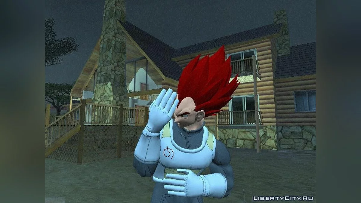 Vegeta SSJ бог / GTA San Andreas