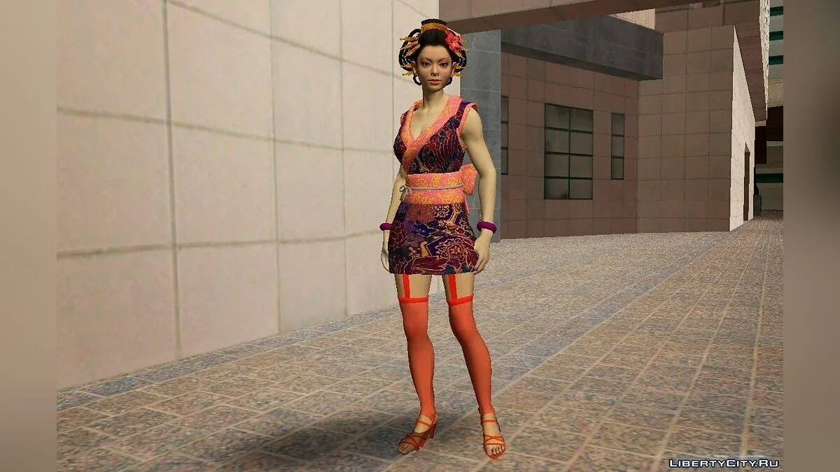 Garota Asiática de Binary Domain / GTA San Andreas