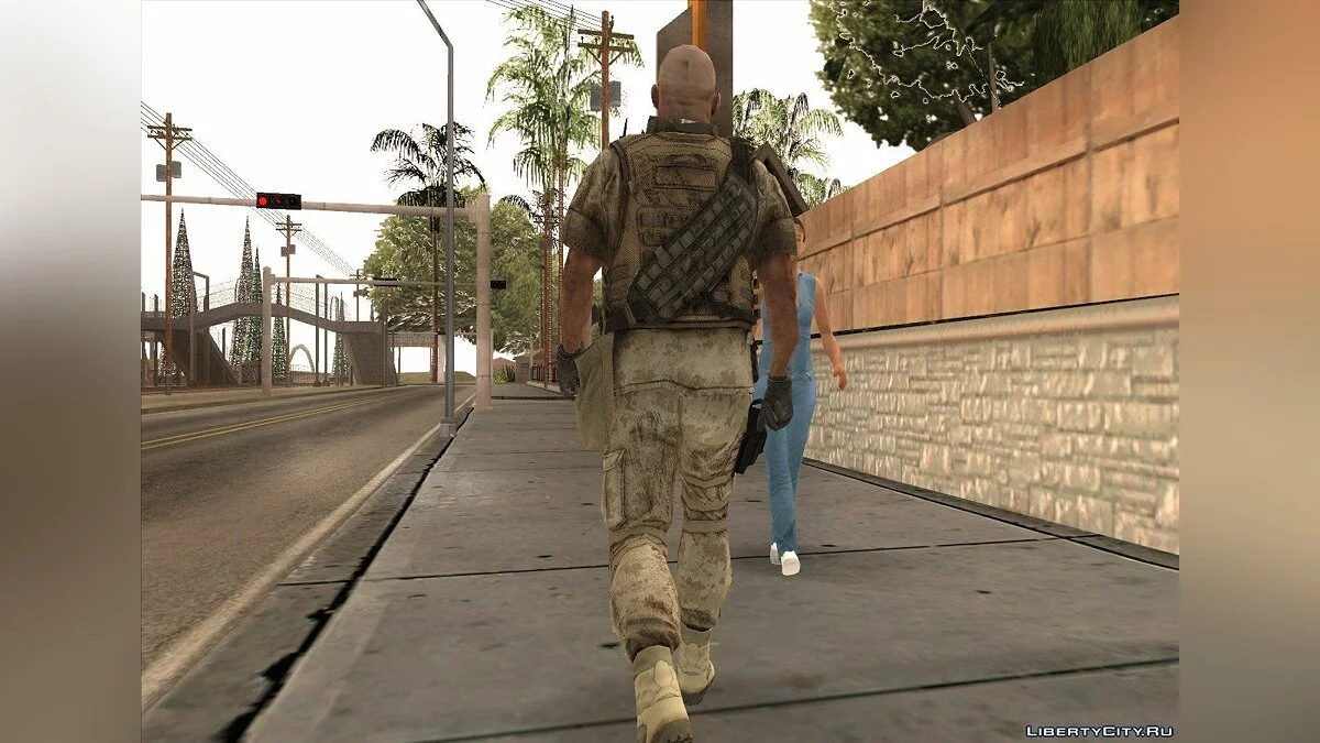 Crysis 2 Soldat US FaceB2 Bodygroup B / GTA San Andreas