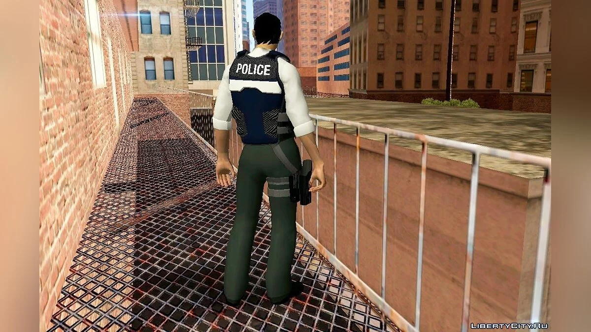 Detective Kurosawa from Binary Domain / GTA San Andreas