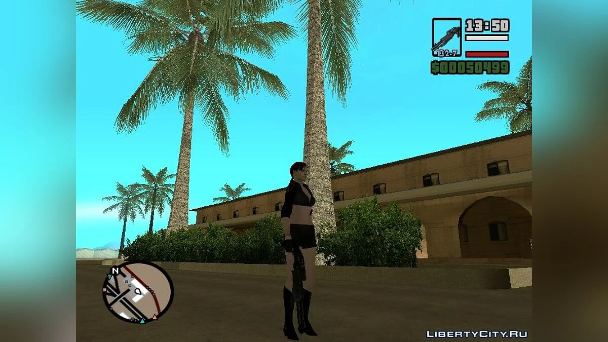 Джилл у короткому чорному вбранні / GTA San Andreas