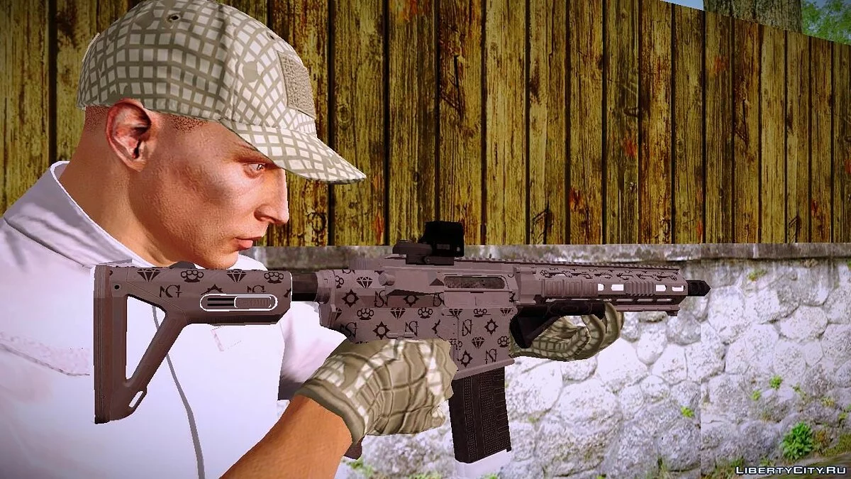 SKIN & CARABINAMK2 DLC GUNRUNNING  / GTA San Andreas