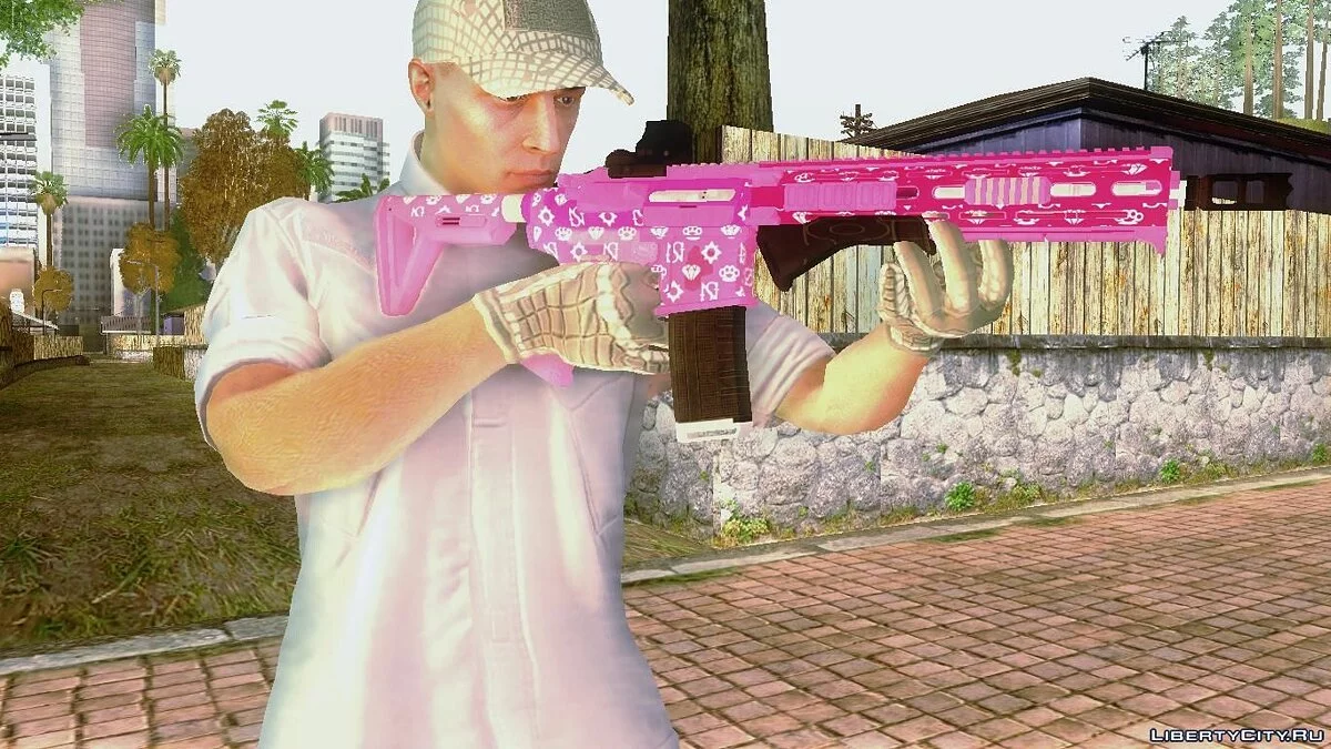 SKIN & CARABINAMK2 DLC GUNRUNNING  / GTA San Andreas