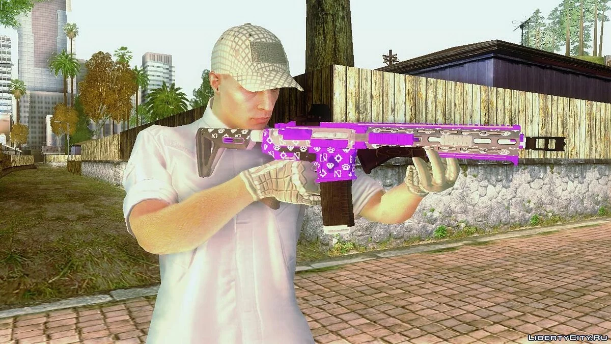 SKIN & CARABINAMK2 DLC GUNRUNNING  / GTA San Andreas