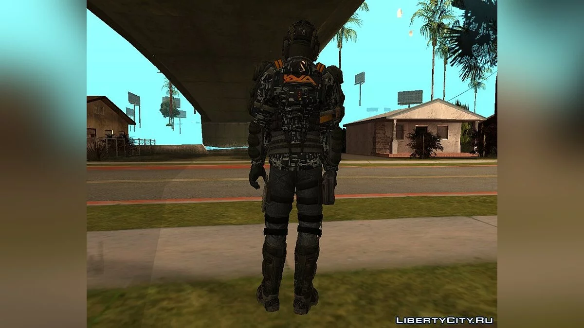 CoD Advanced Warfare KVA Heavy Soldier / GTA San Andreas