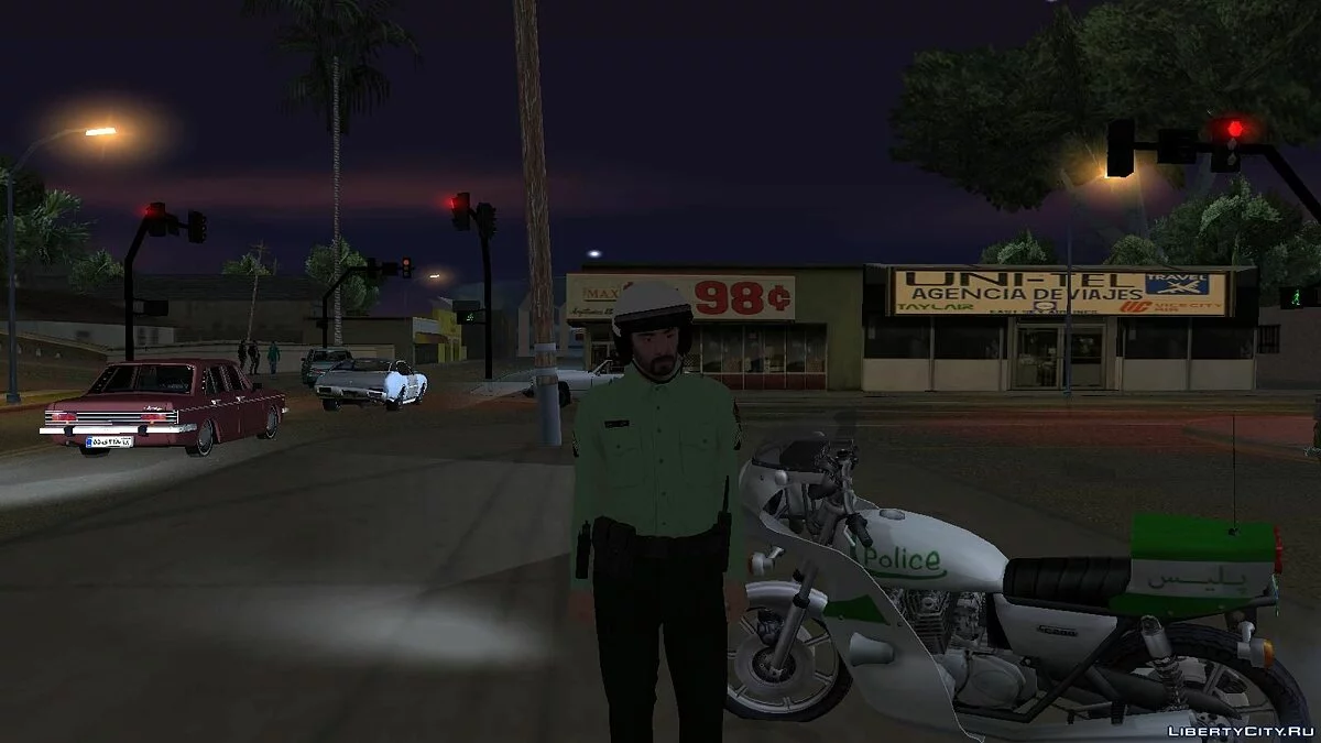 Iranian Cop Biker / GTA San Andreas