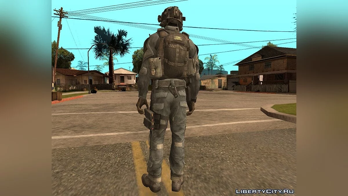 Lt. David Hesh Walker de Call Of Duty Ghosts / GTA San Andreas