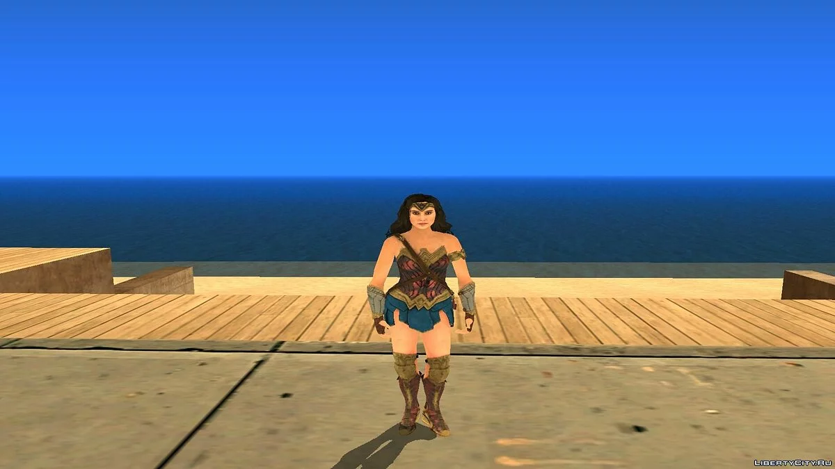 Injustice 2 - WonderWoman JL / GTA San Andreas