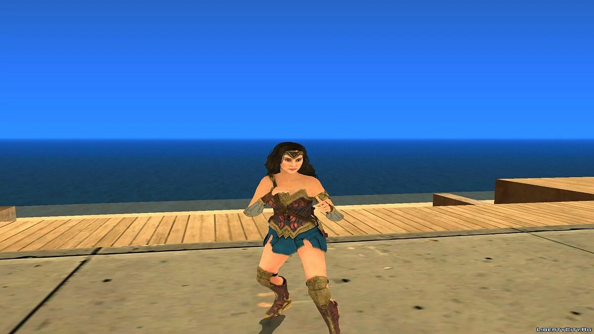 Injustice 2 - WonderWoman JL / GTA San Andreas