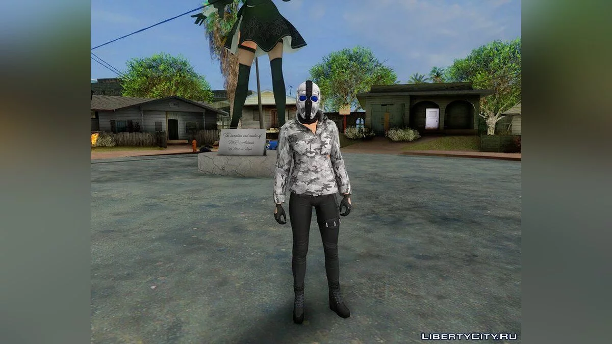 جلد عشوائي #12 GTA V [أنثى] DLC سرقة يوم القيامة / جي تي إيه سان أندرياس