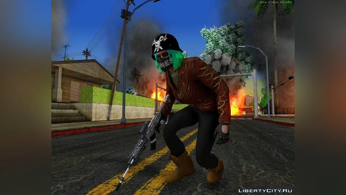 جلد عشوائي # 9 DLC راكبي الدراجات [GTA V Online] / جي تي إيه سان أندرياس