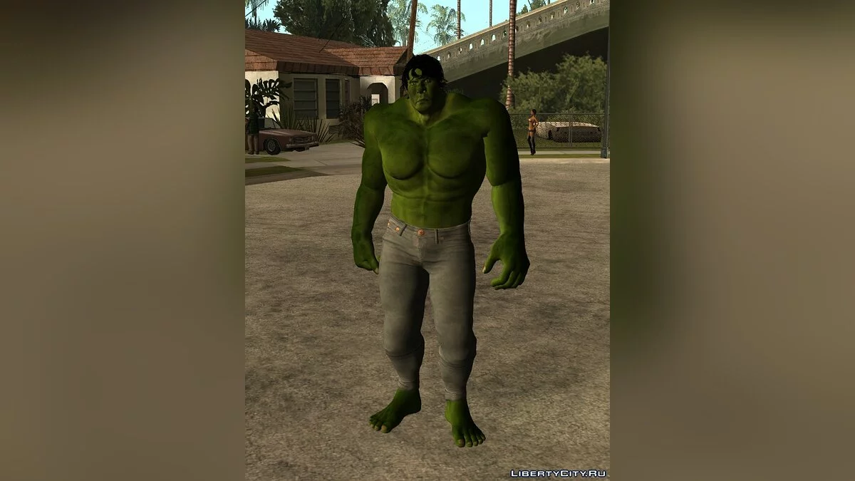 Bruce Banner dan alter ego-nya / GTA San Andreas