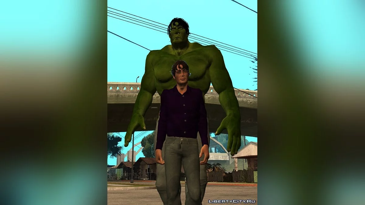 Bruce Banner dan alter ego-nya / GTA San Andreas