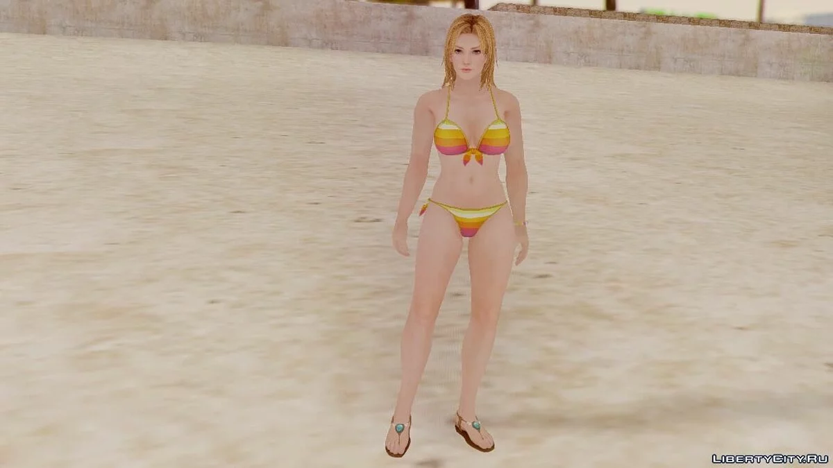 Dead Or Alive 5 LR Tina Gust Mashup Swimwear / GTA San Andreas