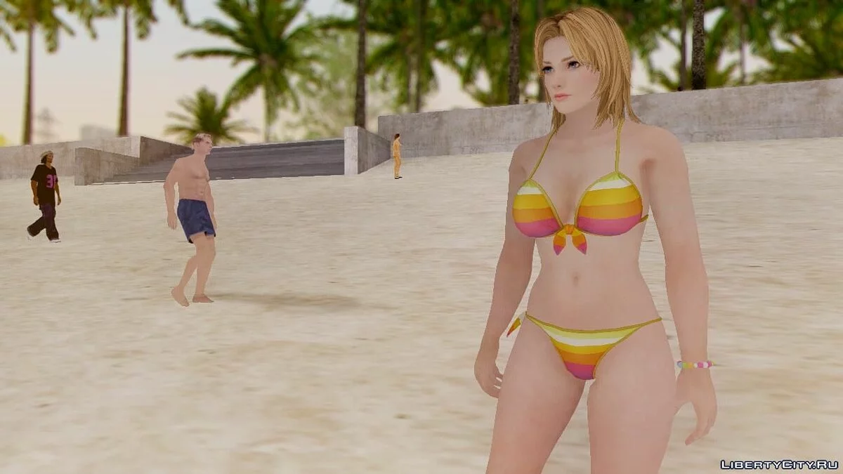 Dead Or Alive 5 LR Tina Gust Mashup Swimwear / GTA San Andreas