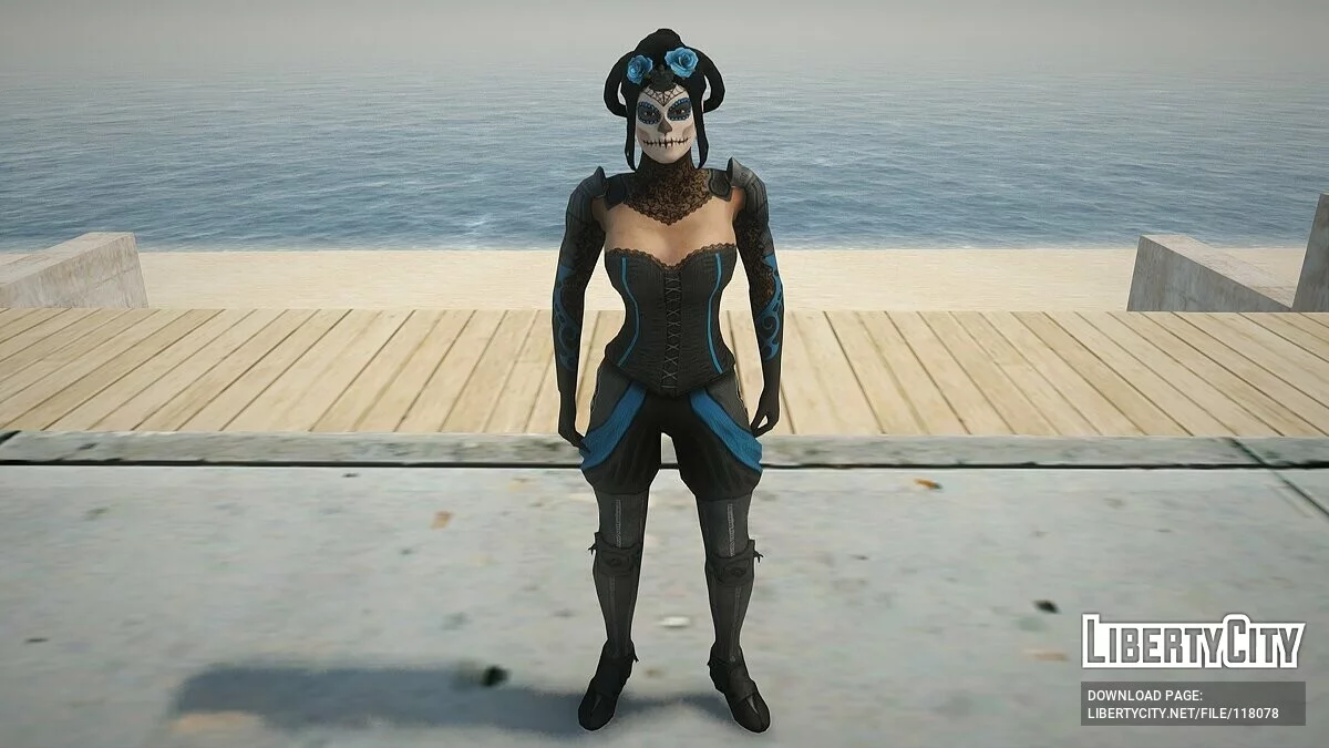 Day of the Dead Kitana MKXM / GTA San Andreas