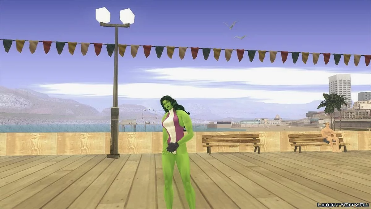 Marvel проти Capcom 3 SHe HUlk / GTA San Andreas