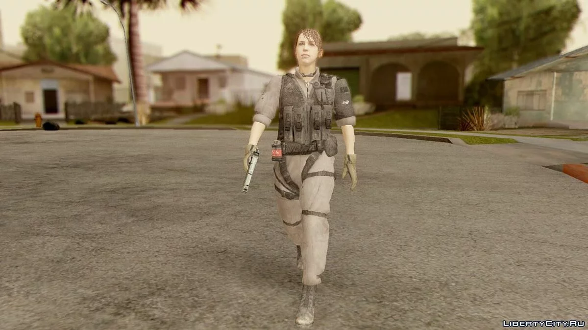Metal Gear Solid V Quiet XOF / GTA San Andreas