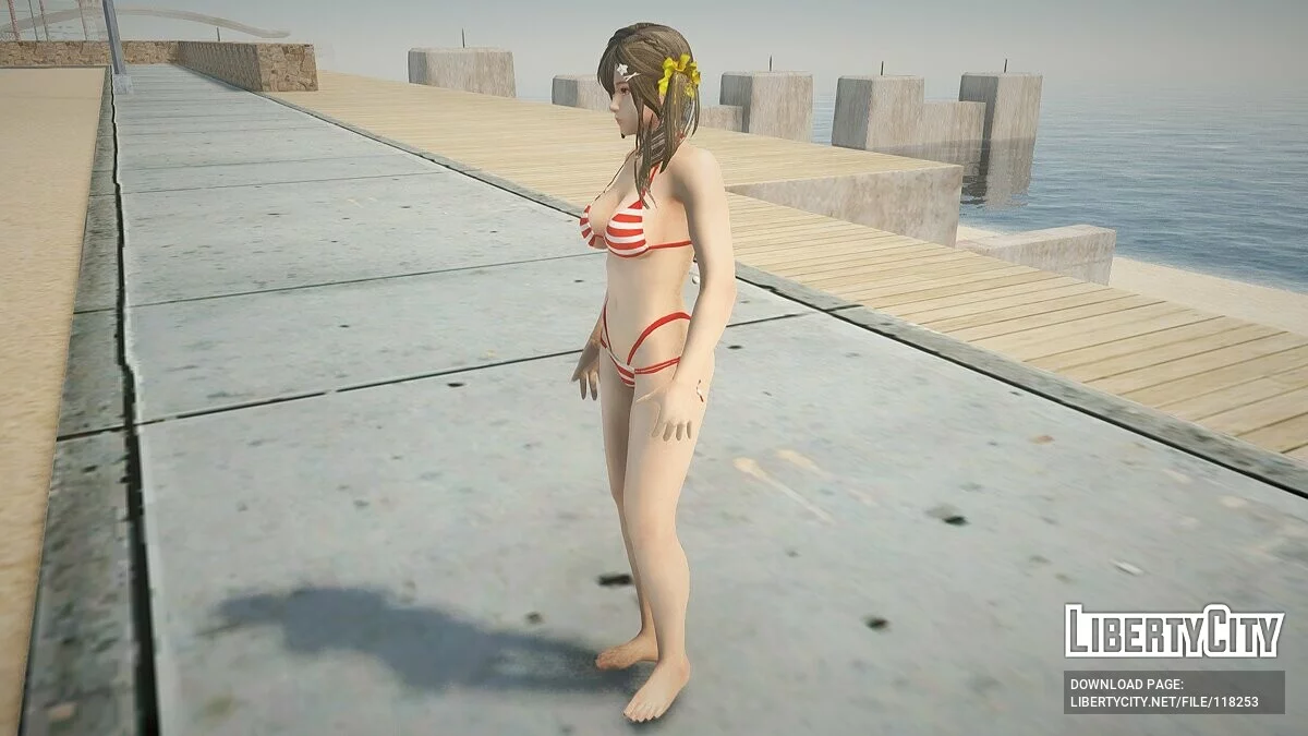 Мисаки в бикини из Dead Or Alive Xtreme Venus Vacation / GTA San Andreas