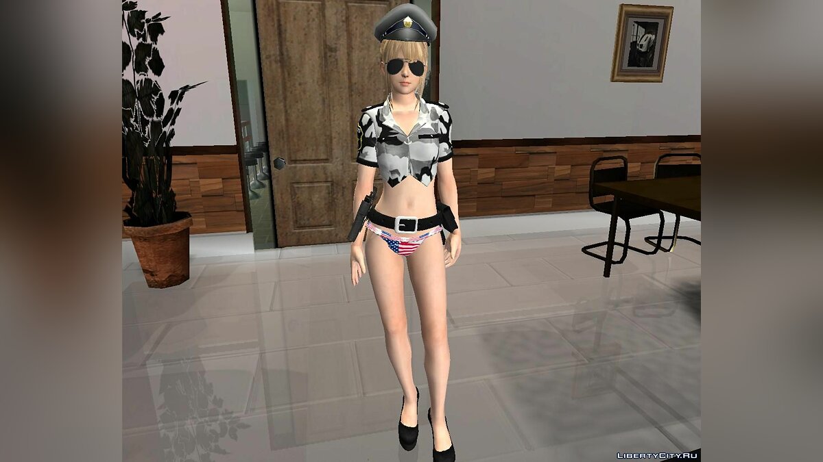 Download Marie Rose [Sexy Cop Mod] From Dead or Alive 5 for GTA San Andreas