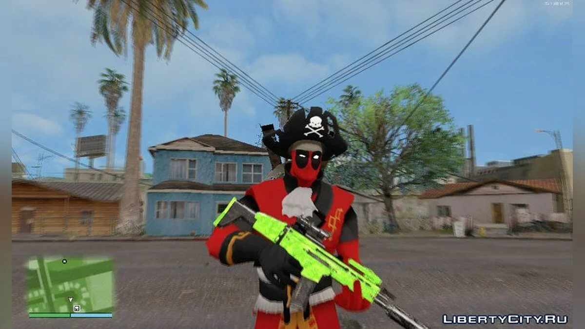 Пірат Дедпул / GTA San Andreas