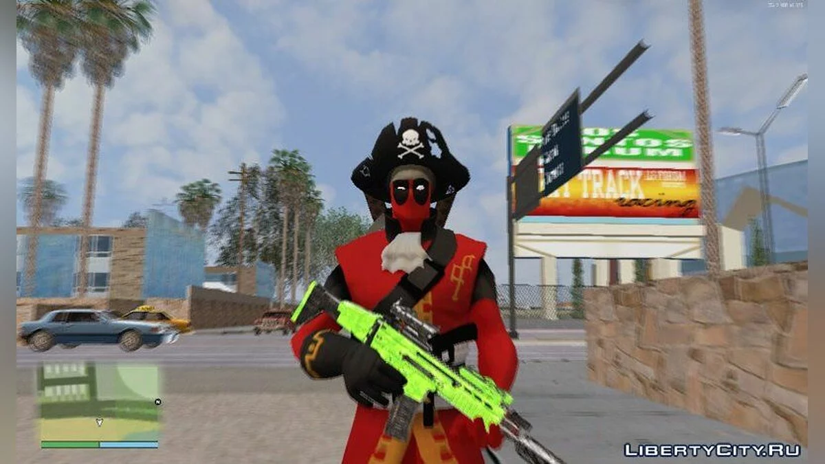 Пірат Дедпул / GTA San Andreas