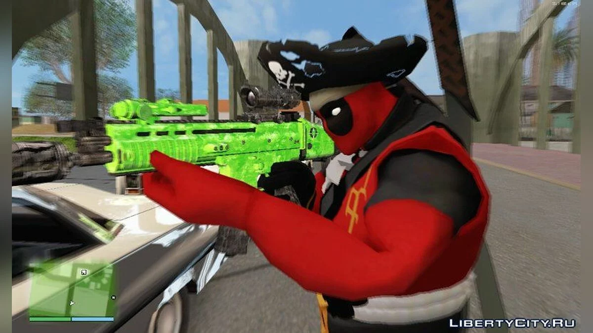 Пірат Дедпул / GTA San Andreas