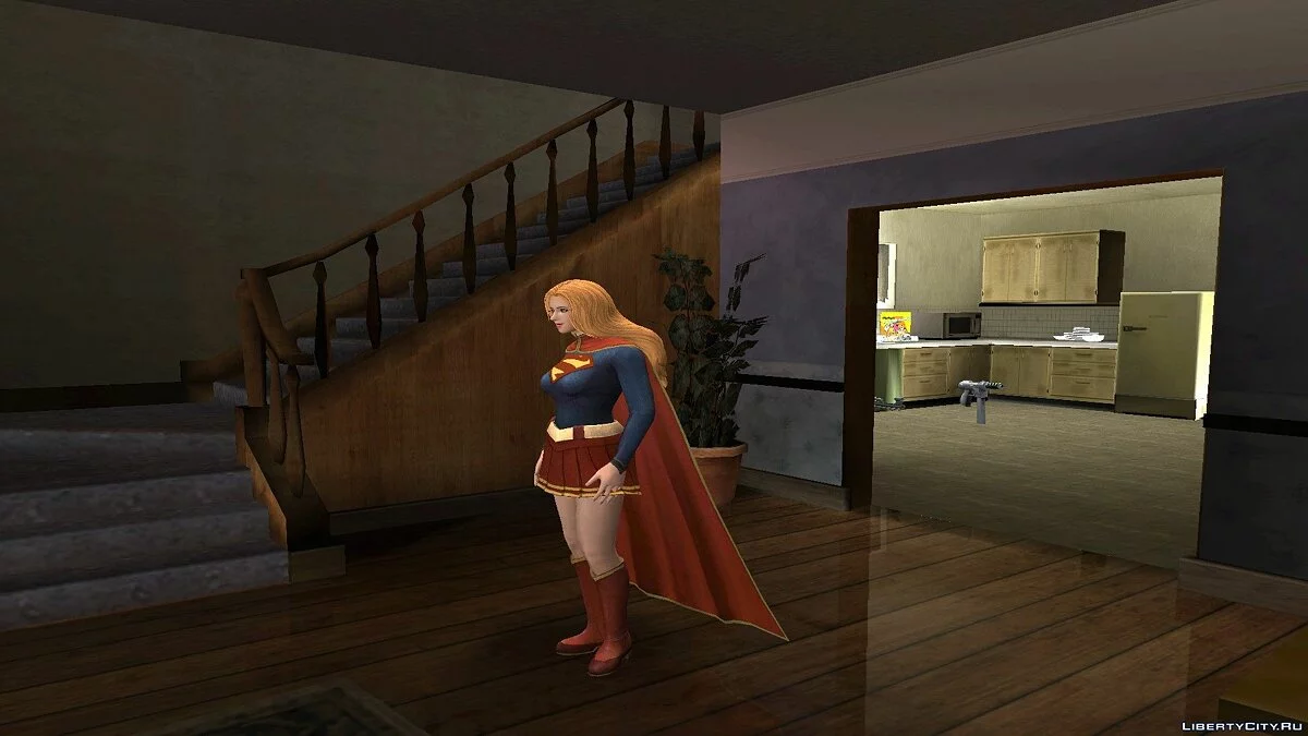 سوبر جيرل من DC Unchained / جي تي إيه سان أندرياس