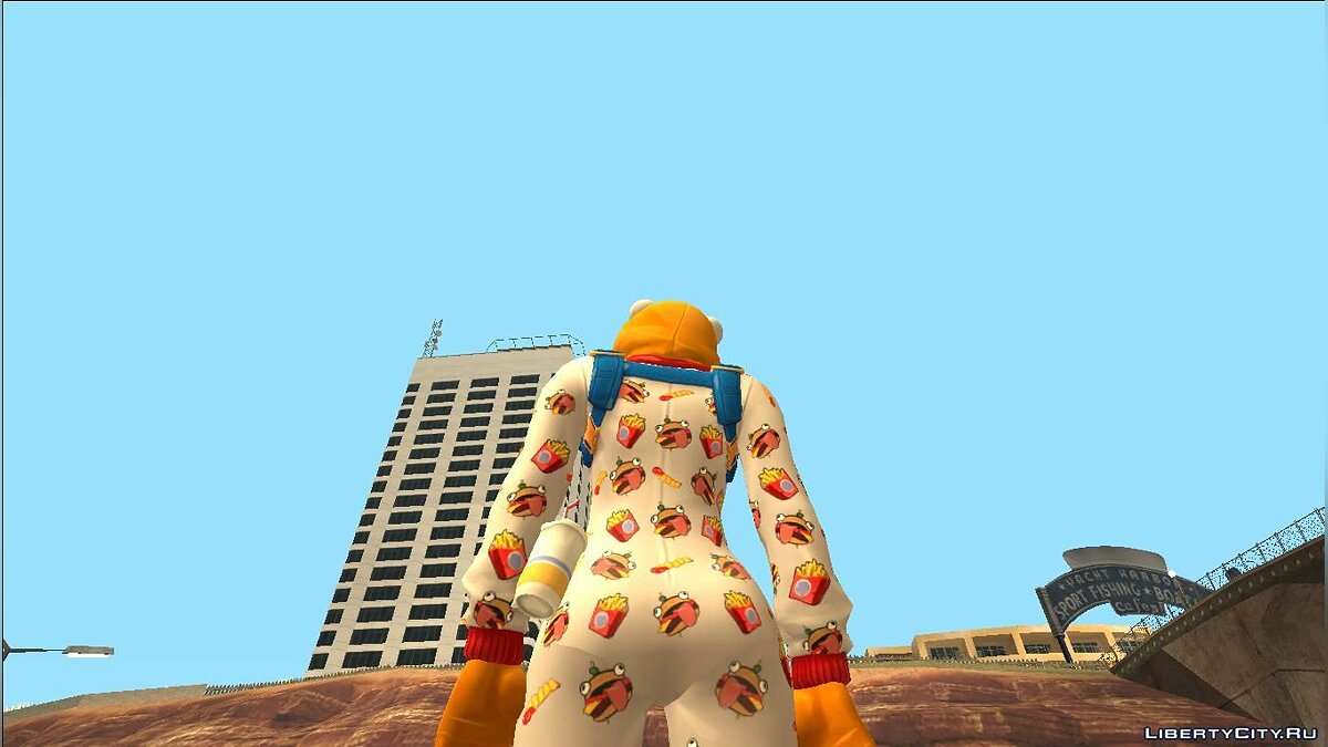 Download DurrBurger PJ - Fortnite Girl for GTA San Andreas