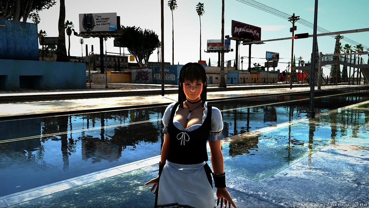 Гаряча Хітомі в костюмі покоївки / GTA San Andreas