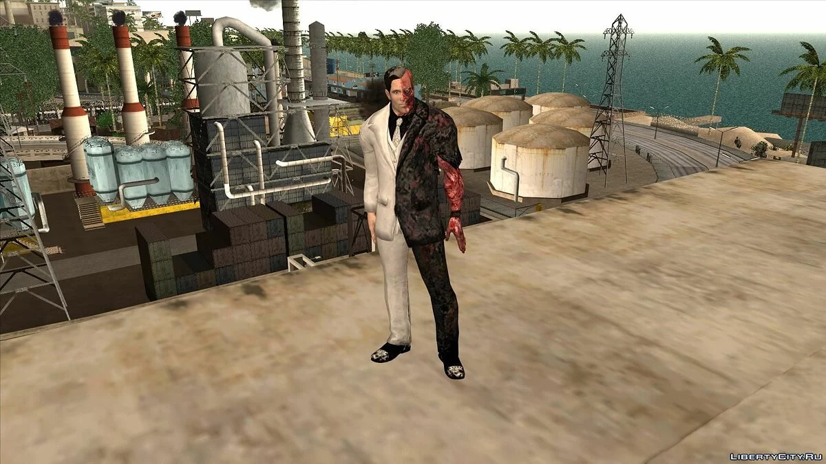 DC pack Alpha (5 skin) - Paket Karakter Komik / GTA San Andreas