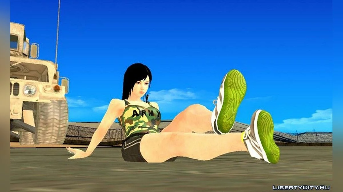 Кокоро в армейской одежде / GTA San Andreas